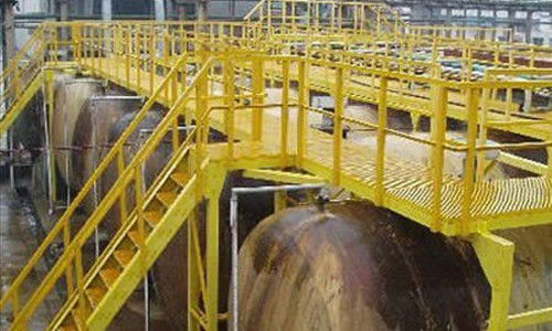La fibra de vidrio de ASTM reforzó resistencia a la corrosión plástica el rallar de la calzada de las rejas FRP