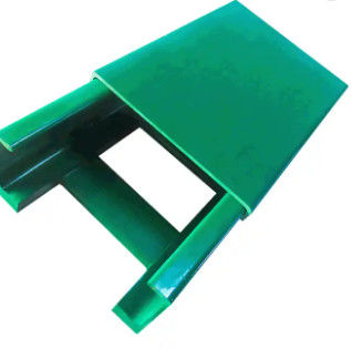 Tipo sólido verde cable Tray Non Combustible High Flexibility de la escalera de FRP