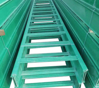 Tipo sólido verde cable Tray Non Combustible High Flexibility de la escalera de FRP