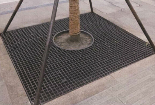 El árbol favorable al medio ambiente arraiga los paneles de la reja de FRP para el suelo de fijación y polvo de la reducción