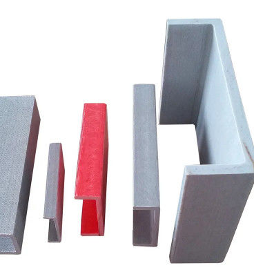 C Forma FRP Perfiles pultrudados Altura y peso ligeros, material resistente a la corrosión
