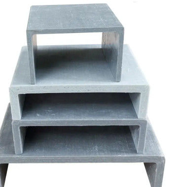 C Forma FRP Perfiles pultrudados Altura y peso ligeros, material resistente a la corrosión