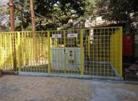 Electricidad amonestadora que ralla FRP que cerca durabilidad de los productos de la seguridad de la fibra de vidrio alta