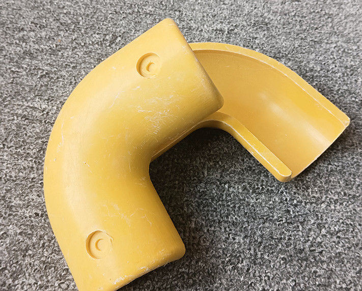 Conectores de FRP de alta resistencia Accesorios de cercas de fibra de vidrio Conector de tubo de fibra de vidrio / tubo Codo