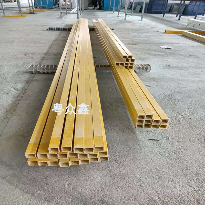 Tubos pultrudados personalizados para la estructura para la construcción de edificios o proyectos de carreteras y estantería de mercancías