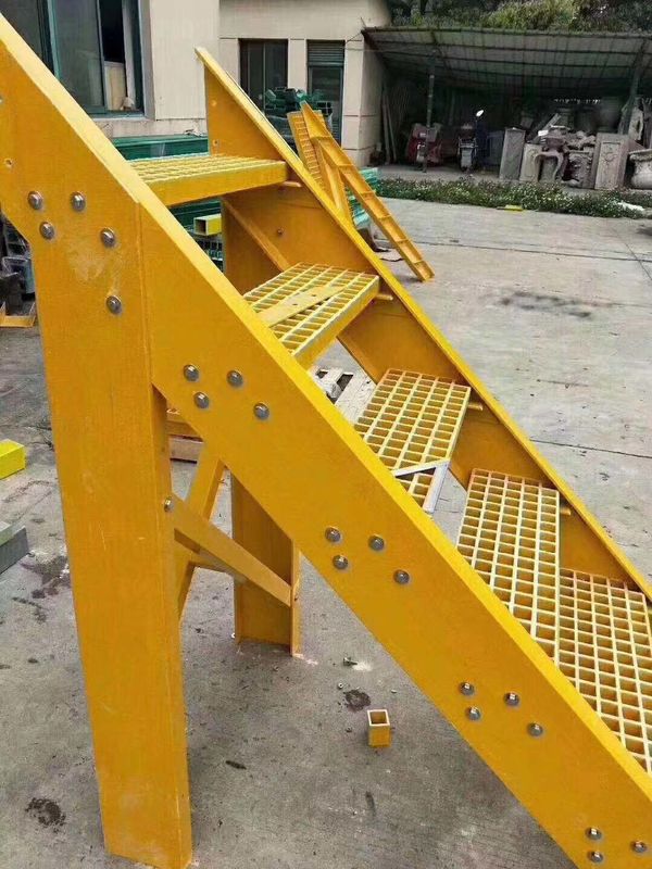 Moderno industrial personalizado de alta calidad aislado de fibra de vidrio Frp escalera de aislamiento plegable para múltiples funciones