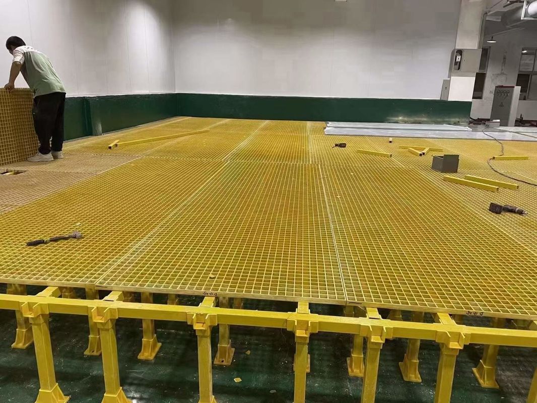 Personalizado varía el tamaño de la rejilla de FRP para pasarela o plataforma para satisfacer a usted