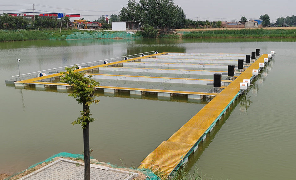 Grilla de FRP de tamaño personalizado para construir la escalera de seguridad y la plataforma de pasarela
